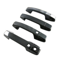 Side Door Handle Covers Suitable For Mitsubishi Triton L200 23-25 Carbon Fiber