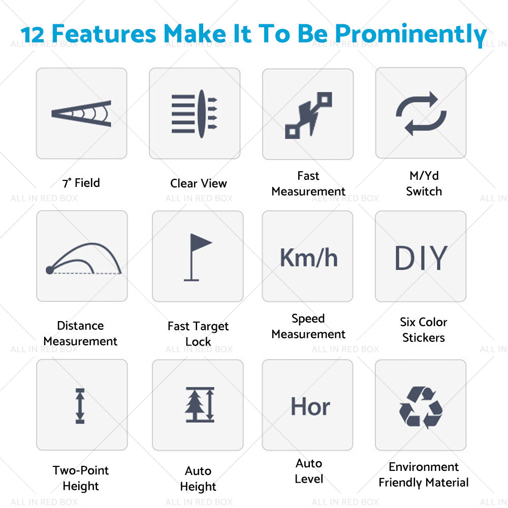 {{ 600M Laser Golf Range Finder with Slope Compensation Flagpole Lock }} - Buy Car Parts Online at {{ Kaka Auto Parts }}.