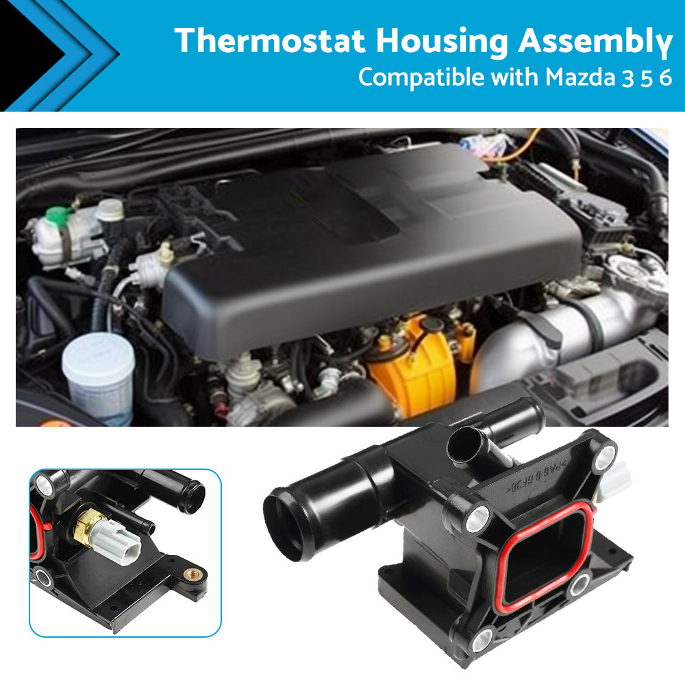 {{ LF941517Z Engine Coolant Thermostat Housing Suitable for Mazda 3 5 6 2006-2013 }} - Buy Car Parts Online at {{ Kaka Auto Parts }}.