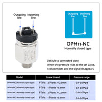 Adjustable Air Pressure Switch 12V 15-140 PSI Suitable For Compressor Air Locker Diff Lock