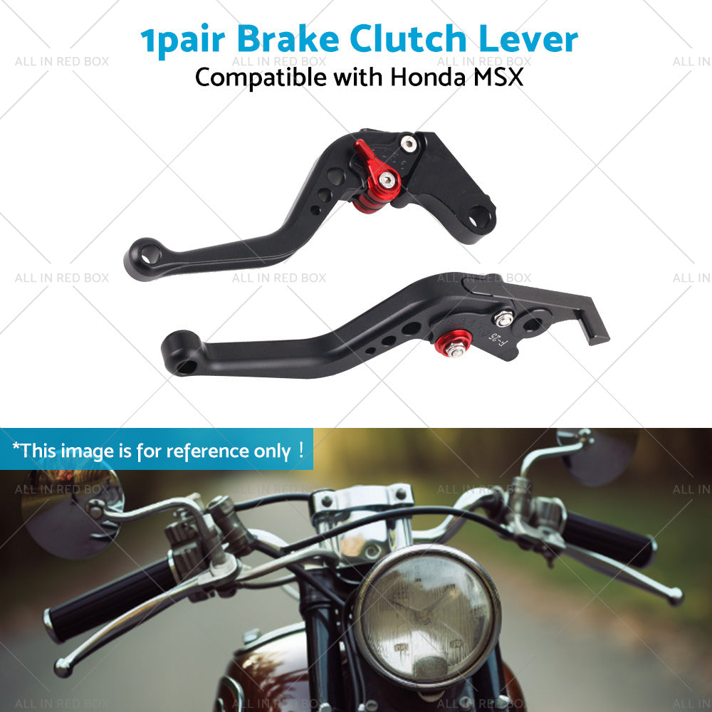 {{ Short Brake Clutch Levers Suitable For Honda MSX 125 Grom MSX 125 SF 2013-2023 }} - Buy Car Parts Online at {{ Kaka Auto Parts }}.