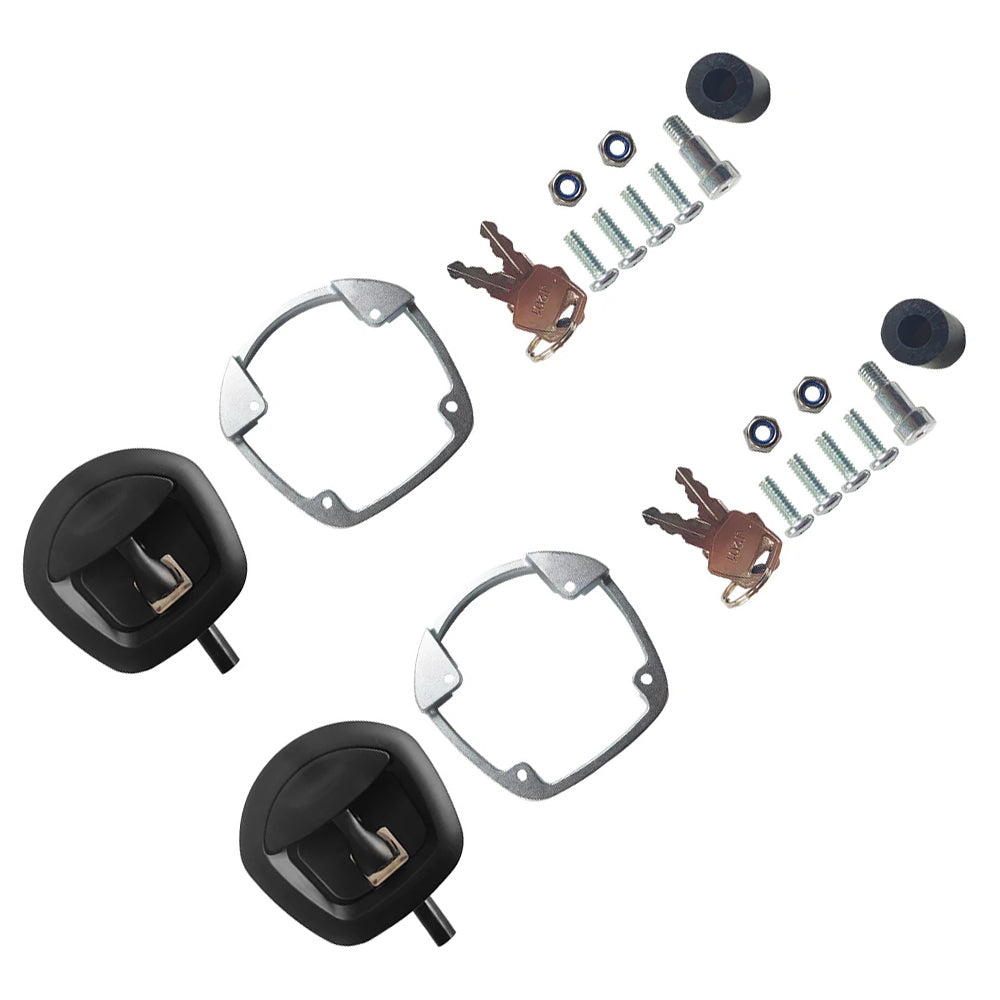 2x Whale Tail T Handle Compression Lock Latch Suitable For Ute Canopy Trailer Toolbox