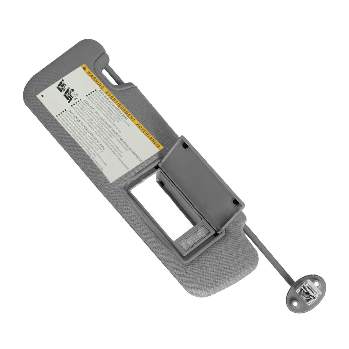 Right Driver Side Sun Visor With Vanity Light Suitable For Toyota Kluger 2014-2019 Gray