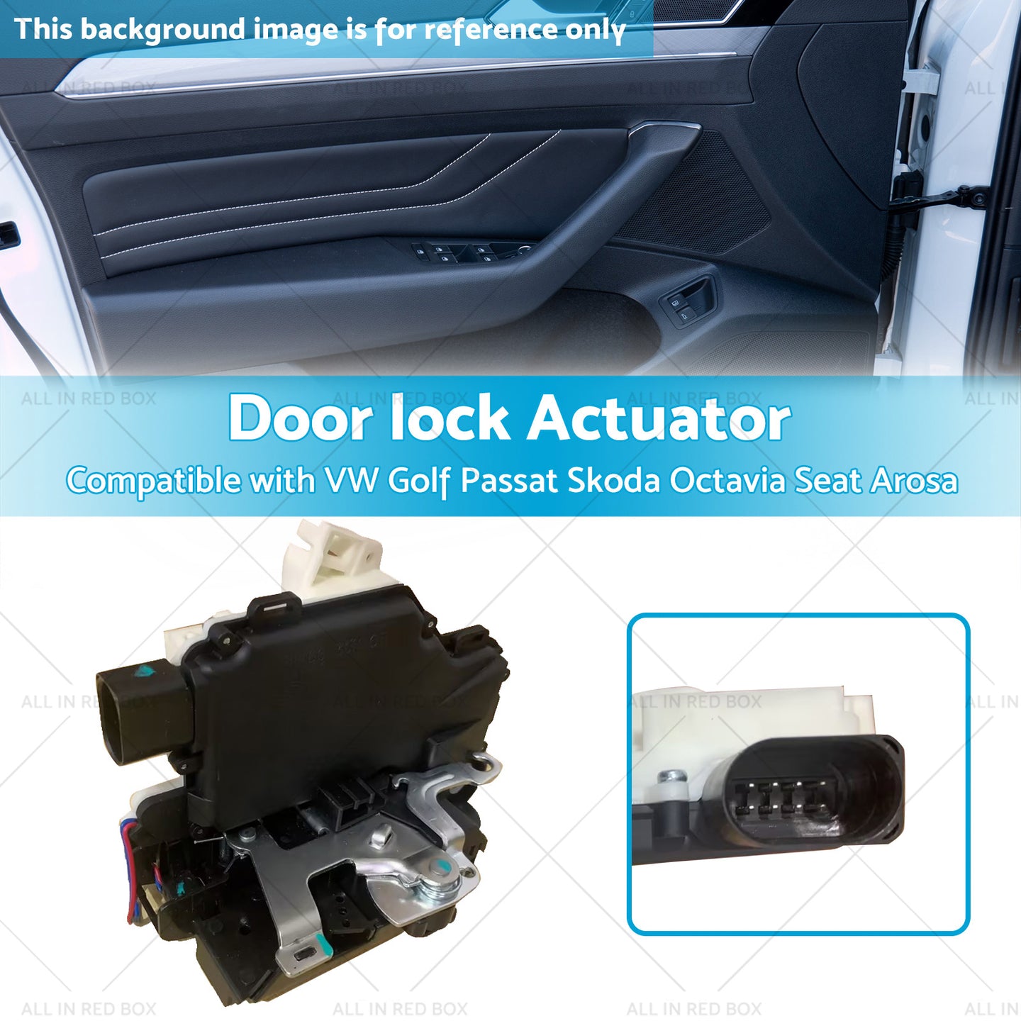 {{ Door Lock Actuator Front Left Passenger Side For VW GOLF Beetle Skoda 3B1837015A }} - Buy Car Parts Online at {{ Kaka Auto Parts }}.