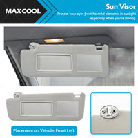 {{ LH Sun Visor Suitable For Toyota Prado TRJ120 RZJ120 LJ120 KDJ120 GRJ120 KZJ120 }} - Buy Car Parts Online at {{ Kaka Auto Parts }}.