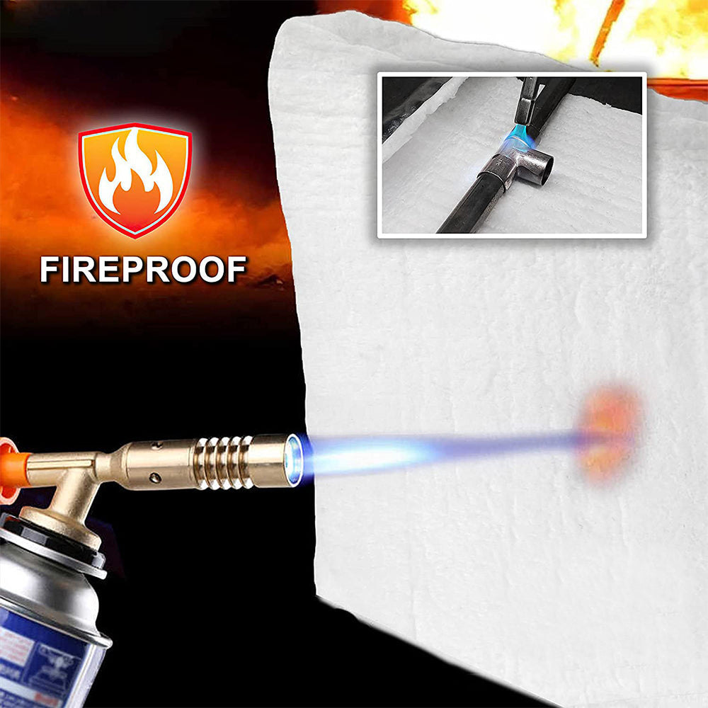 {{ Ceramic Fiber Blanket High Temperature Thermal Fireproof Insulation Mat 0. 61M*1M }} - Buy Car Parts Online at {{ Kaka Auto Parts }}.