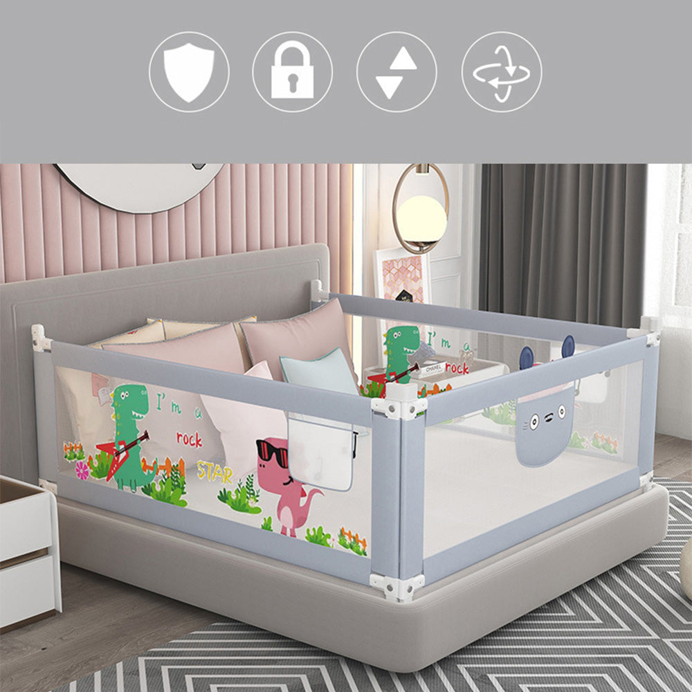 {{ Adjustable Folding Kids Safety Bed Rail/BedRail Cot Guard Protecte Child Toddler }} - Buy Car Parts Online at {{ Kaka Auto Parts }}.