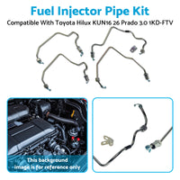 Fuel Injector Pipe Kit Suitable For Toyota Hilux KUN16 KUN26 / Prado 3.0L 1KD-FTV