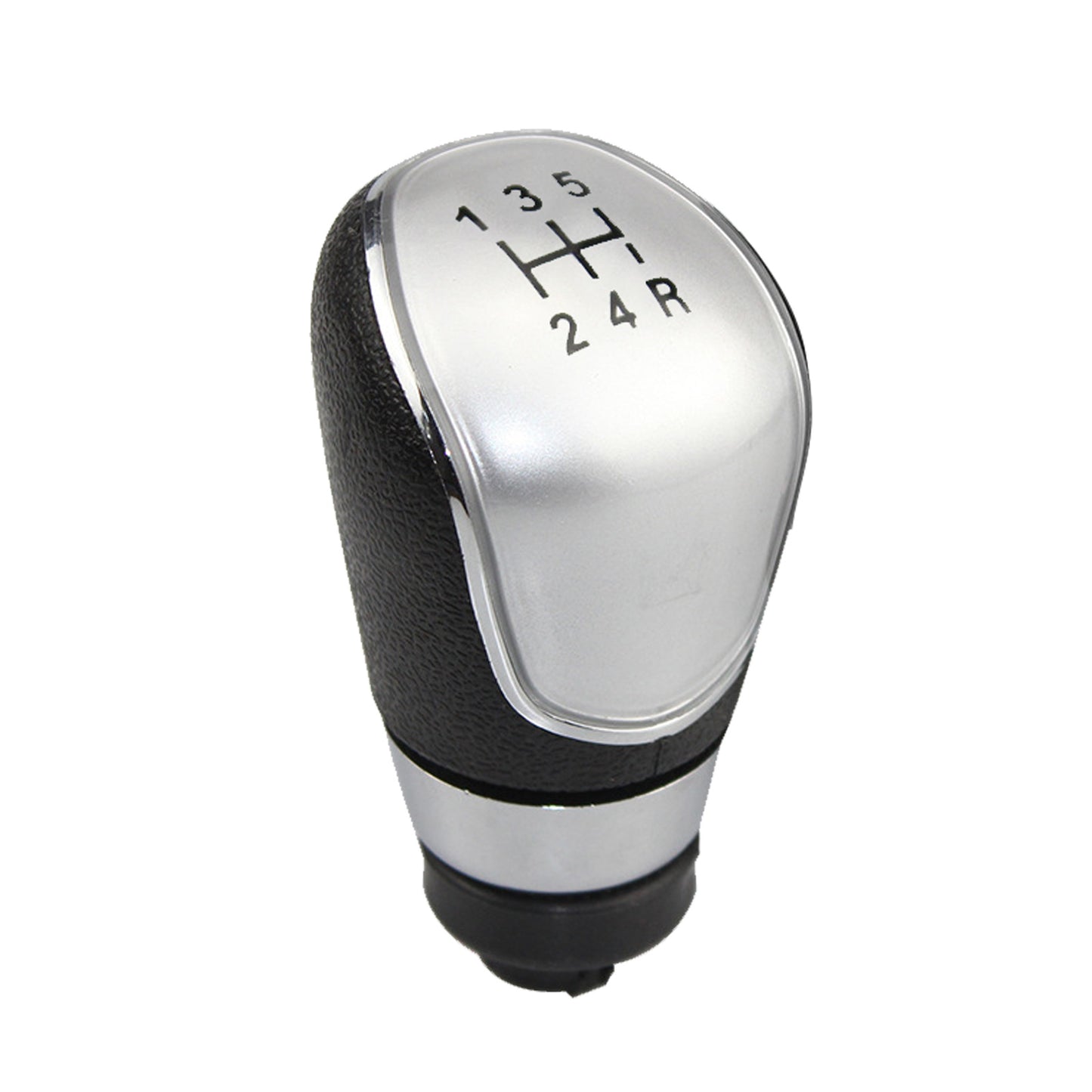 5-Speed Manual Gear Shift Knob Silver Suitable For Ford Fiesta MK2 C-Max 2008-2013