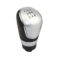 5-Speed Manual Gear Shift Knob Silver Suitable For Ford Fiesta MK2 C-Max 2008-2013