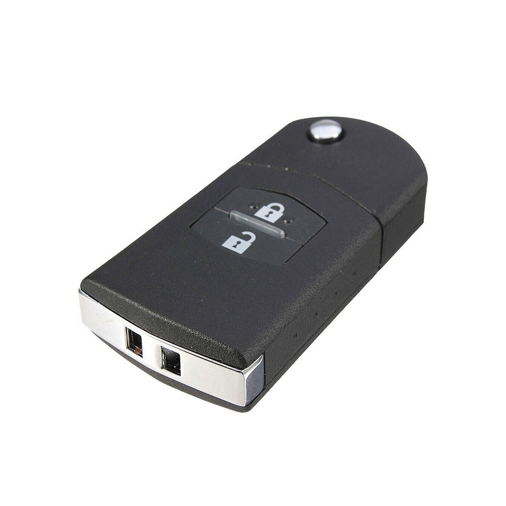1x 2-Buttons Car Key Case Cover Shell Suitable For Mazda 3 5 6 RX7 RX8 BT50