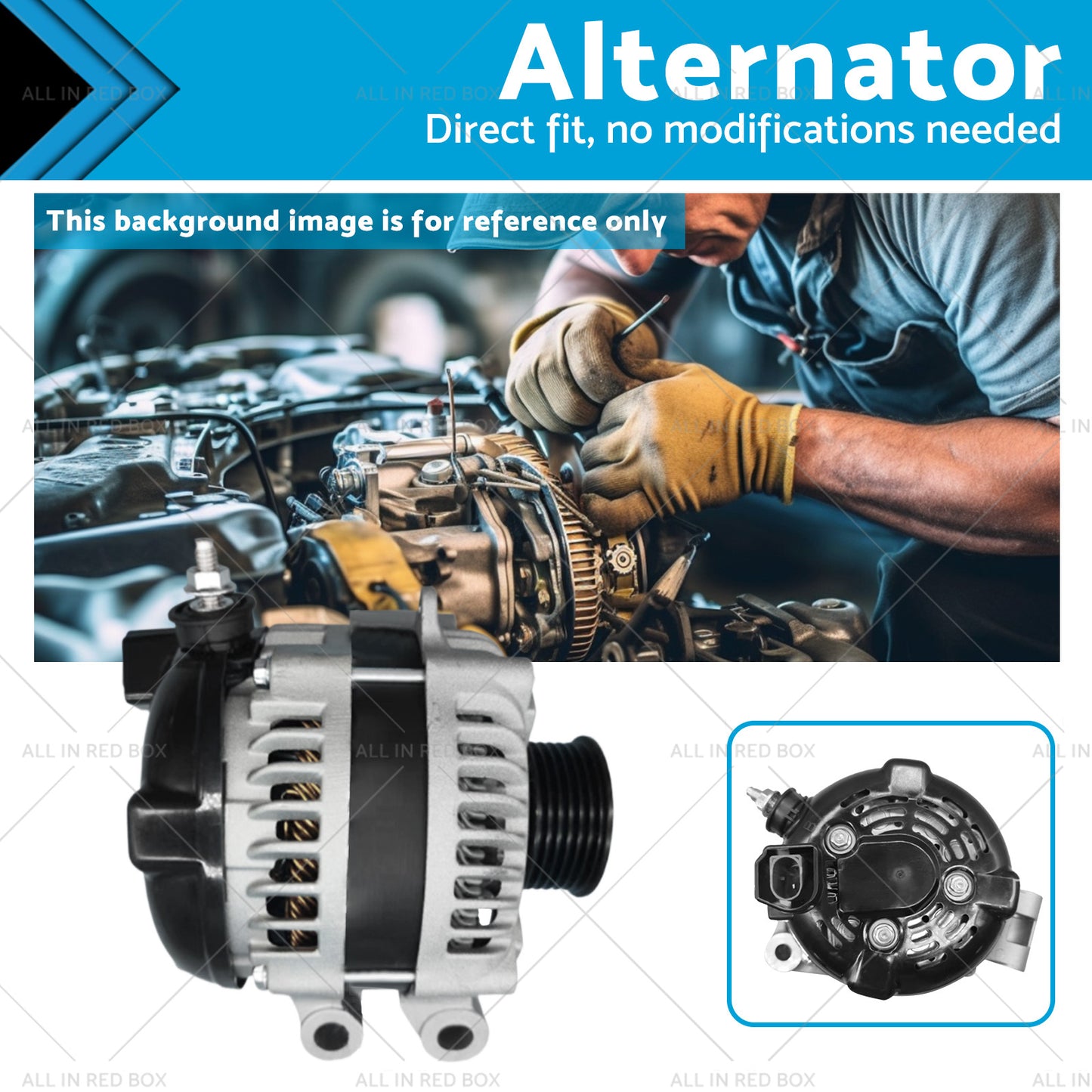 {{ Alternator Suitable For Land Rover Range Rover Jaguar XJ Xf 150A 12V CW 6-groove }} - Buy Car Parts Online at {{ Kaka Auto Parts }}.