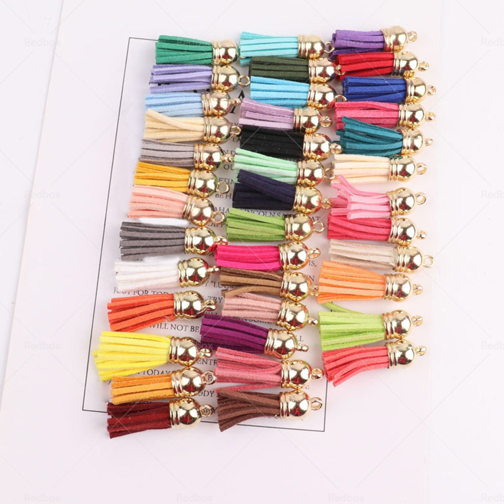 {{ 250PCS Keychain Ring Tassels Bulk Colored Leather Tassel Pendants Jewelry DIY }} - Buy Car Parts Online at {{ Kaka Auto Parts }}.
