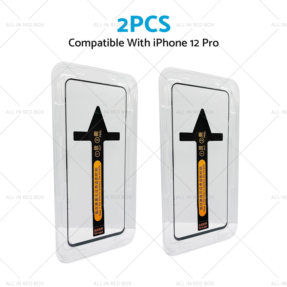 {{ 2PCS Screen Protector Tempered Glass Suitable For iPhone 12 Pro Max }} - Buy Car Parts Online at {{ Kaka Auto Parts }}.