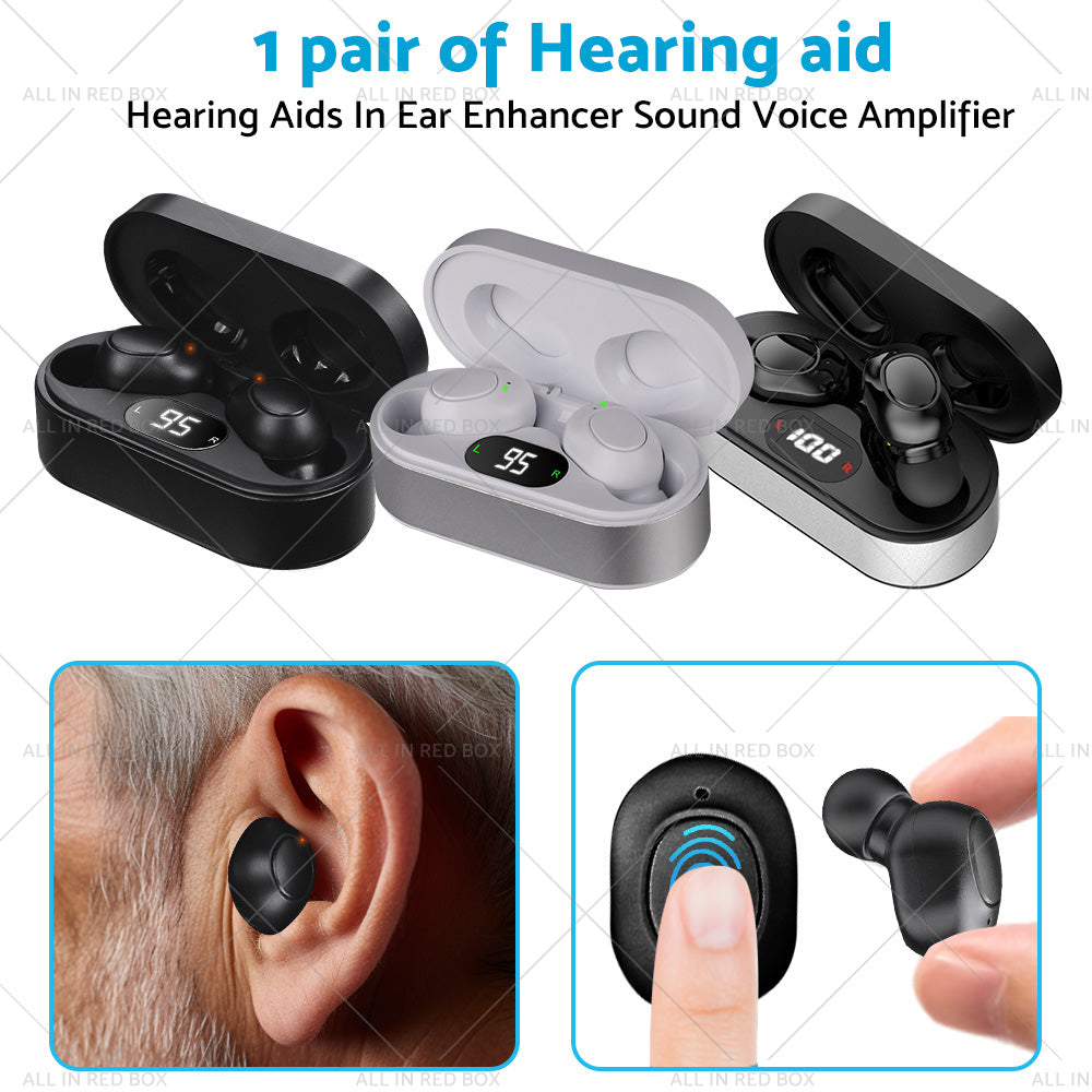 {{ 1 Pair Digital Rechargeable Hearing Aids In Ear Enhancer Sound Voice Amplifier }} - Buy Car Parts Online at {{ Kaka Auto Parts }}.