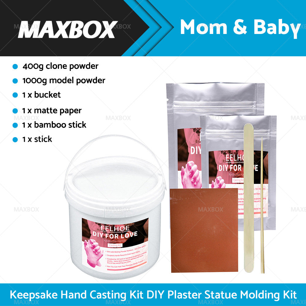 {{ 3D KEEPSAKE HANDS DIY CASTING KIT ART 1400G White Clone Model Powder for Adults }} - Buy Car Parts Online at {{ Kaka Auto Parts }}.