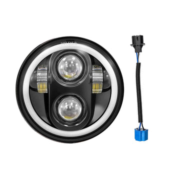 compare product LED Motorcycle Headlight Suitable For Harley Davidson Street XG500 / Softail / Dyna