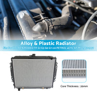 {{ RADIATOR FIT HOLDEN RODEO TF G1 G3 G6 G7 2. 6 PETROL 1987-1997 AUTO MANUAL }} - Buy Car Parts Online at {{ Kaka Auto Parts }}.