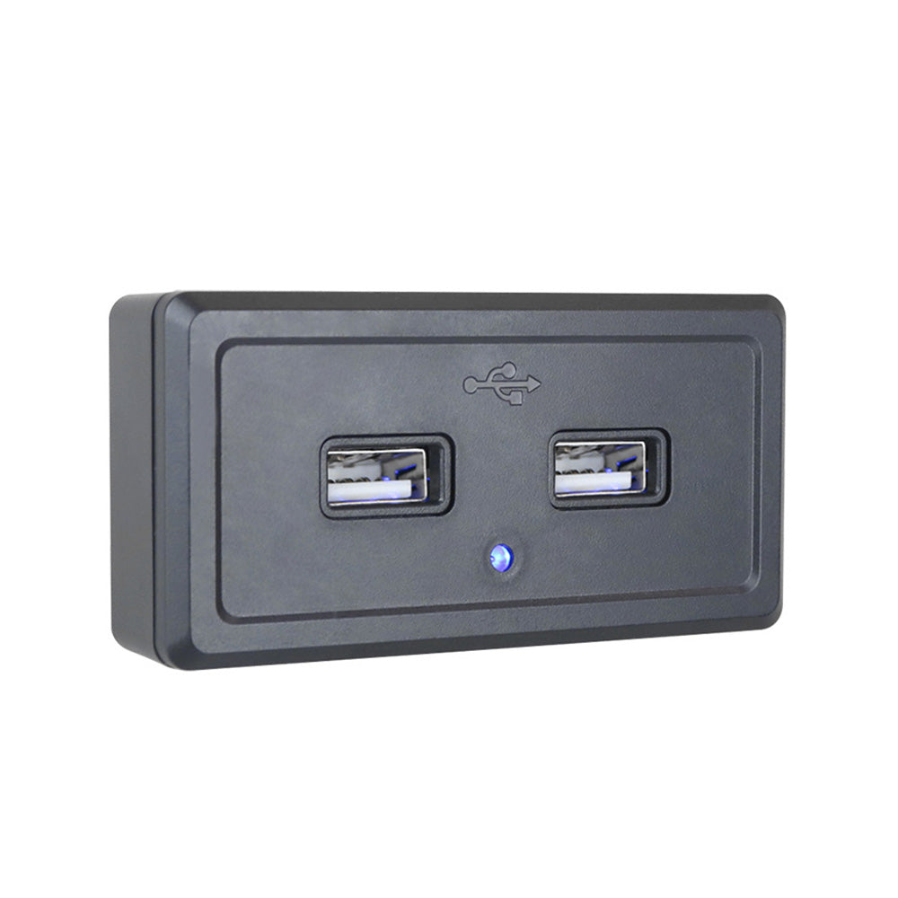 Dual USB Port Fast Charger Socket Power Outlet Panel 3.1A Suitable For Motorcycle Car RV