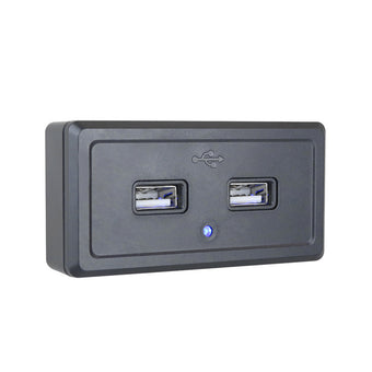 compare product Dual USB Port Fast Charger Socket Power Outlet Panel 3.1A Suitable For Motorcycle Car RV