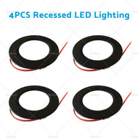 {{ 4/6PCS 12V Spot Lights Dimmable Caravan Boat Black Downlight Warm White AU }} - Buy Car Parts Online at {{ Kaka Auto Parts }}.