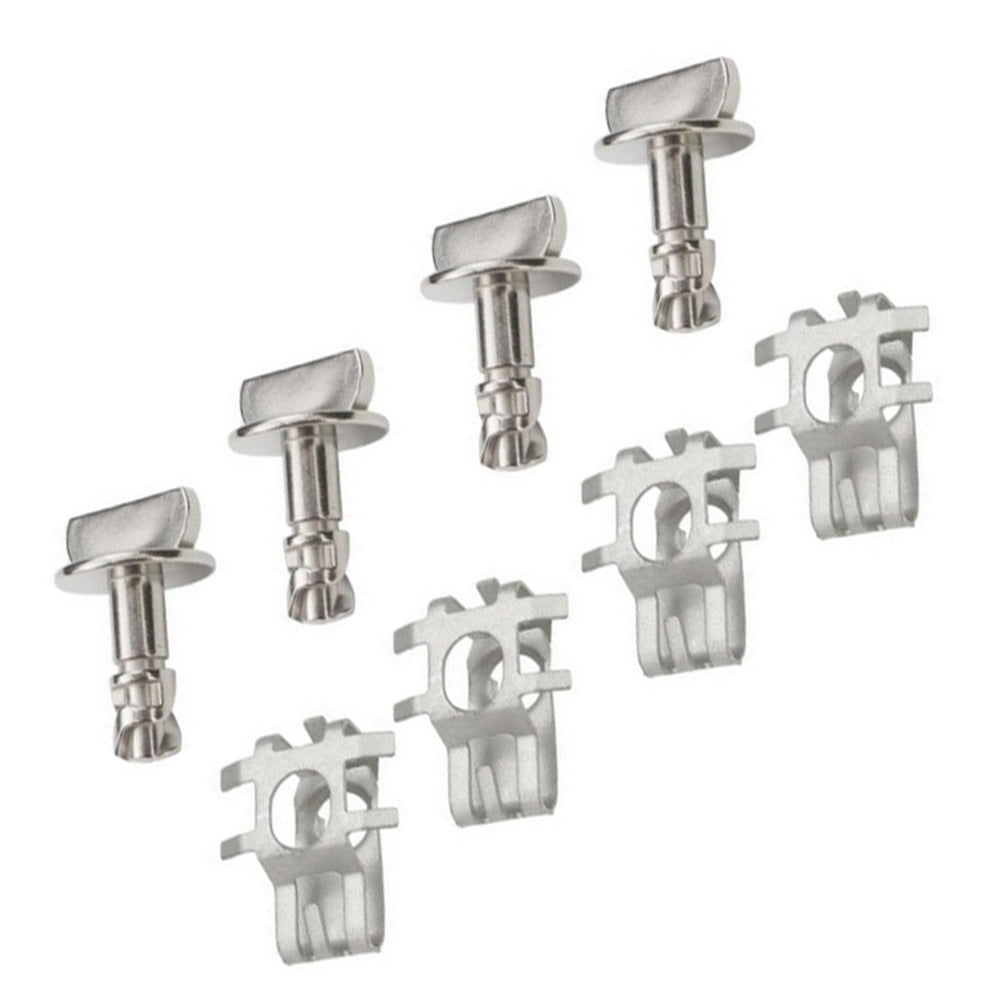 4x Engine Shield Cover Thumb Pins And Nuts Suitable For Ford F-150 Edge Explorer