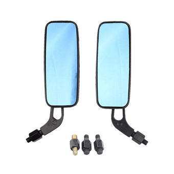 compare product Motorcycle Mirrors Pair 8mm 10mm Thread Suitable For Chopper Cruiser Bobber Cafe Racer