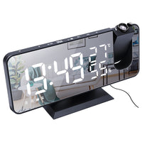 Projection on Ceiling Digital Dual Alarm Clock Bedroom Radio LED Big Screen