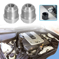 AN8 Male Aluminium Weld-On JIC Bungs x 2 Fitting -10AN JXSS032-10-A