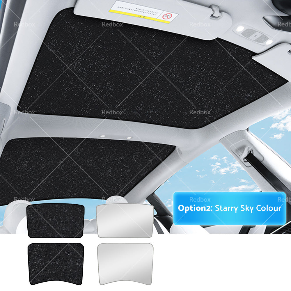 {{ For Tesla Model 3 Glass Roof Sunshade Front Rear Sunroof Window UV Cover 19-2021 }} - Buy Car Parts Online at {{ Kaka Auto Parts }}.