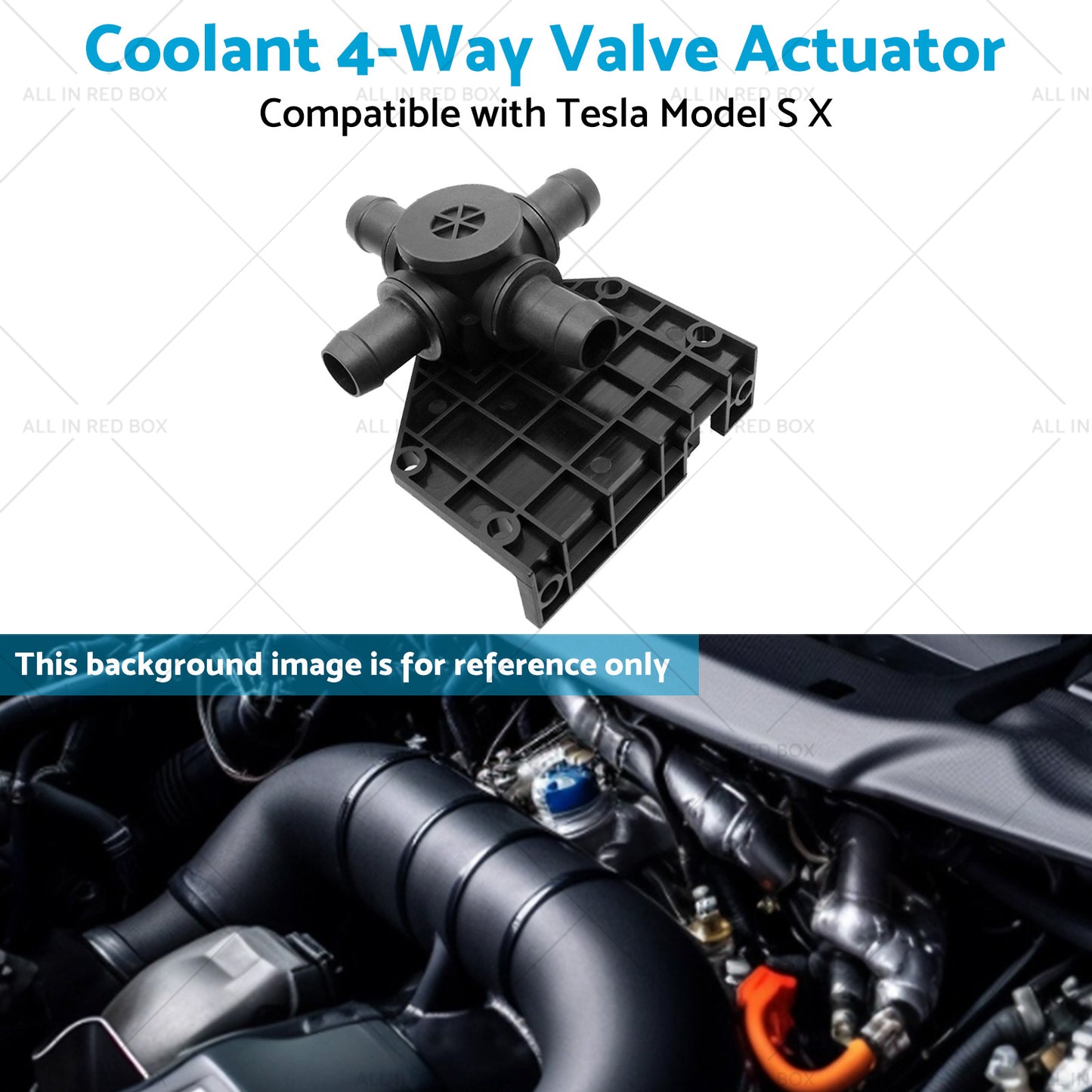 {{ Coolant 4-Way Valve Actuator Suitable for 2012-2017 Tesla Model S X 6007370-00-B }} - Buy Car Parts Online at {{ Kaka Auto Parts }}.