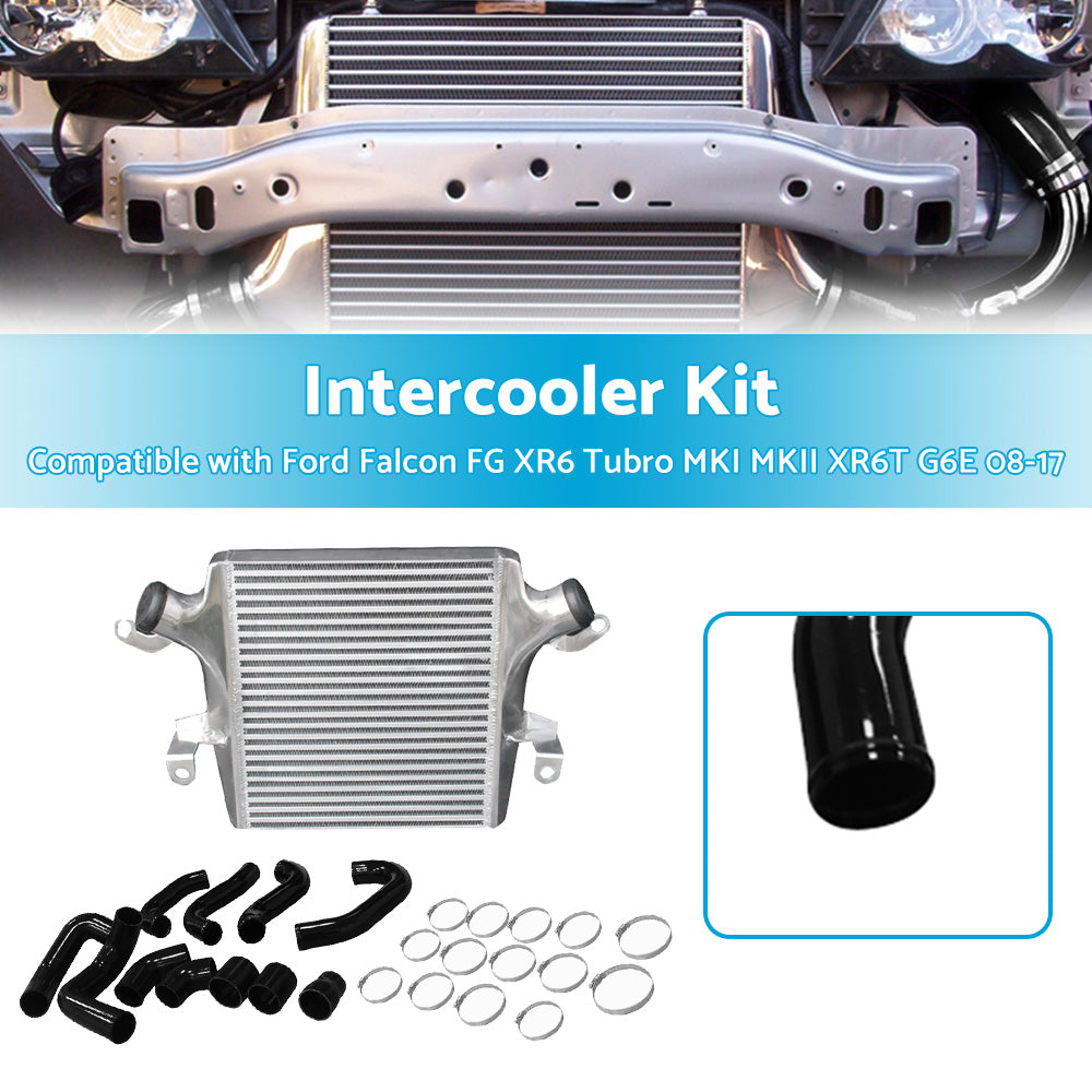 {{ Intercooler Kit Suitable For Ford Falcon FG XR6 Tubro MKI MKII XR6T G6E 08-17 }} - Buy Car Parts Online at {{ Kaka Auto Parts }}.