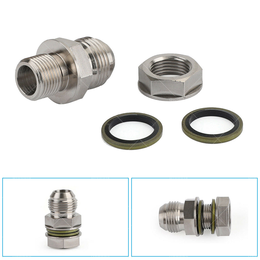 {{ Turbo Oil Pan Sump Return Drain Adapter 315-04301-010 Fitting 10AN to M18x1. 5 }} - Buy Car Parts Online at {{ Kaka Auto Parts }}.