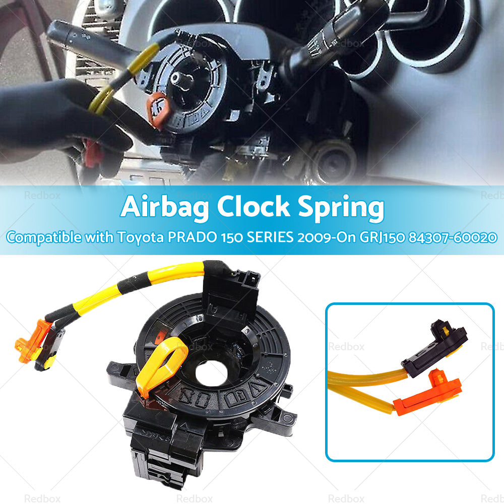 {{ Clockspring Clock Spring Suitable For Toyota PRADO 150 SERIES 09-On 84307-60020 }} - Buy Car Parts Online at {{ Kaka Auto Parts }}.