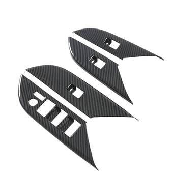 compare product 4PCS Window Lift Panel Cover Trim Sticker Suitable For Toyota Hilux Revo 2024