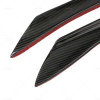 {{ 4x Carbon Fiber Car Bumper Fin Canard Splitter Diffuser Valence Spoiler Lip }} - Buy Car Parts Online at {{ Kaka Auto Parts }}.