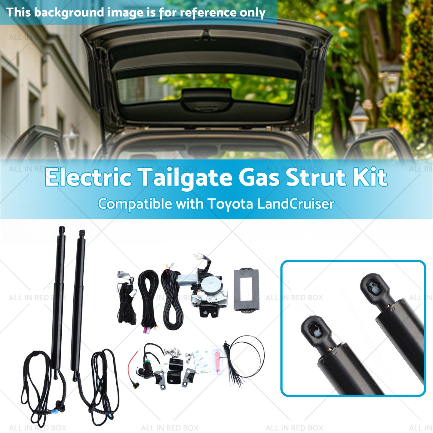 {{ Electric Tailgate Hatch Gas Strut kit Suitable For Toyota Land Cruiser 2012-2020 }} - Buy Car Parts Online at {{ Kaka Auto Parts }}.