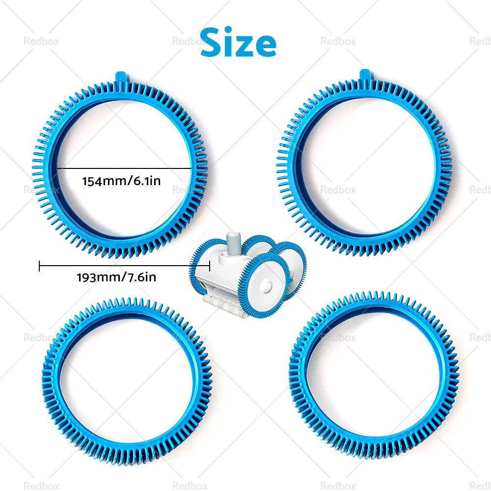 {{ 4pcs Front Tire  Standard Back Tyres For Pool Cleaner or Hayward Aquanaught }} - Buy Car Parts Online at {{ Kaka Auto Parts }}.