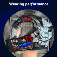 Bluetooth-5. 0 Wireless Motorcycle Helmet Headset Intercom Motorbike Headphone