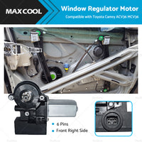 {{ 6 pin Front Right Window Regulator Motor RH Suitable for Toyota Camry CV36 02-06 }} - Buy Car Parts Online at {{ Kaka Auto Parts }}.