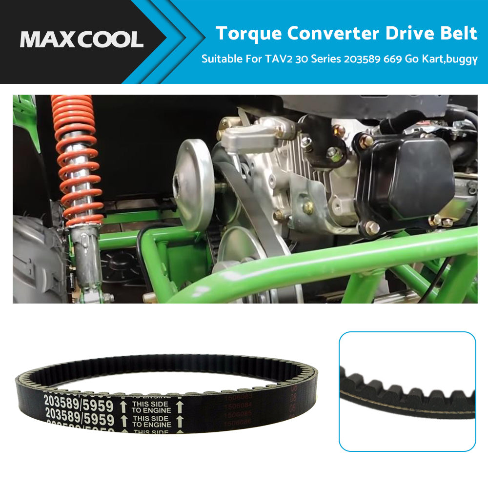 {{ Torque Converter Drive Belt Suitable For TAV2 30 Series 203589 669 Go Kart,buggy }} - Buy Car Parts Online at {{ Kaka Auto Parts }}.