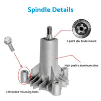 {{ 2xSpindle Assembly Suitable For Husqvarna  and  Craftsman Mowers LT1538 532 13 07-94 }} - Buy Car Parts Online at {{ Kaka Auto Parts }}.