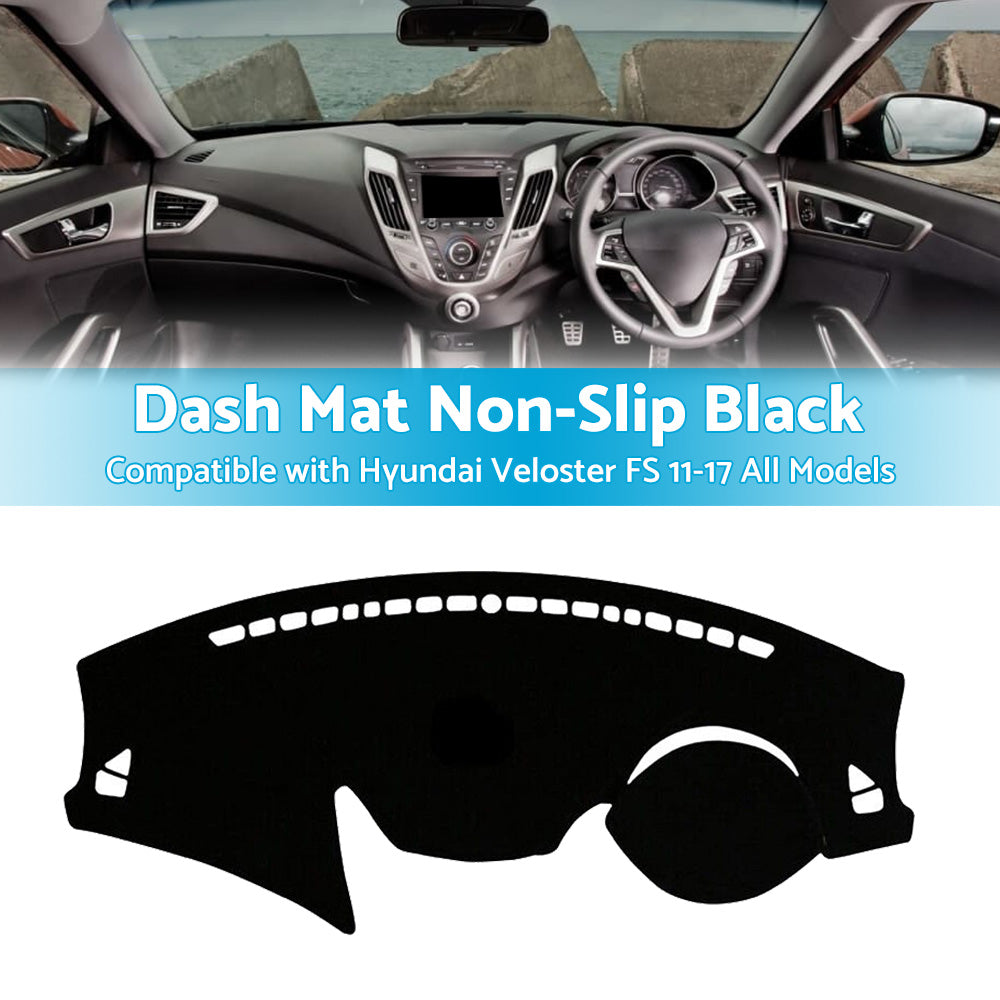 {{ Suitable For Hyundai Veloster FS 11-17 All Models Mat Covers Non-Slip DashMat }} - Buy Car Parts Online at {{ Kaka Auto Parts }}.