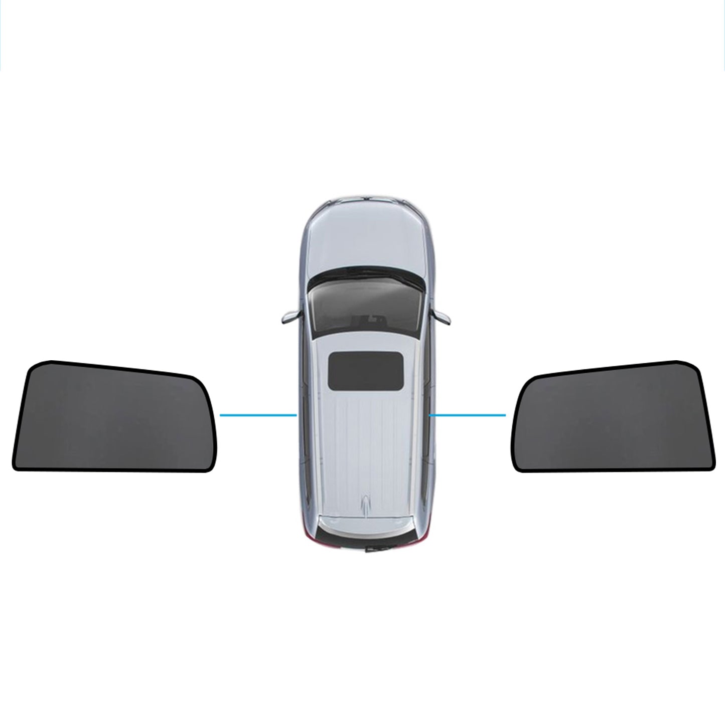 Car Window Magnetic Mesh Sun Blind Shades Suitable For Mitsubishi ASX 2010-2025