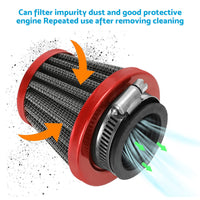 38mm Air Filter Pod Cleaner Suitable For 110cc / 125cc Motorcycle Pit Dirt Bike Engine