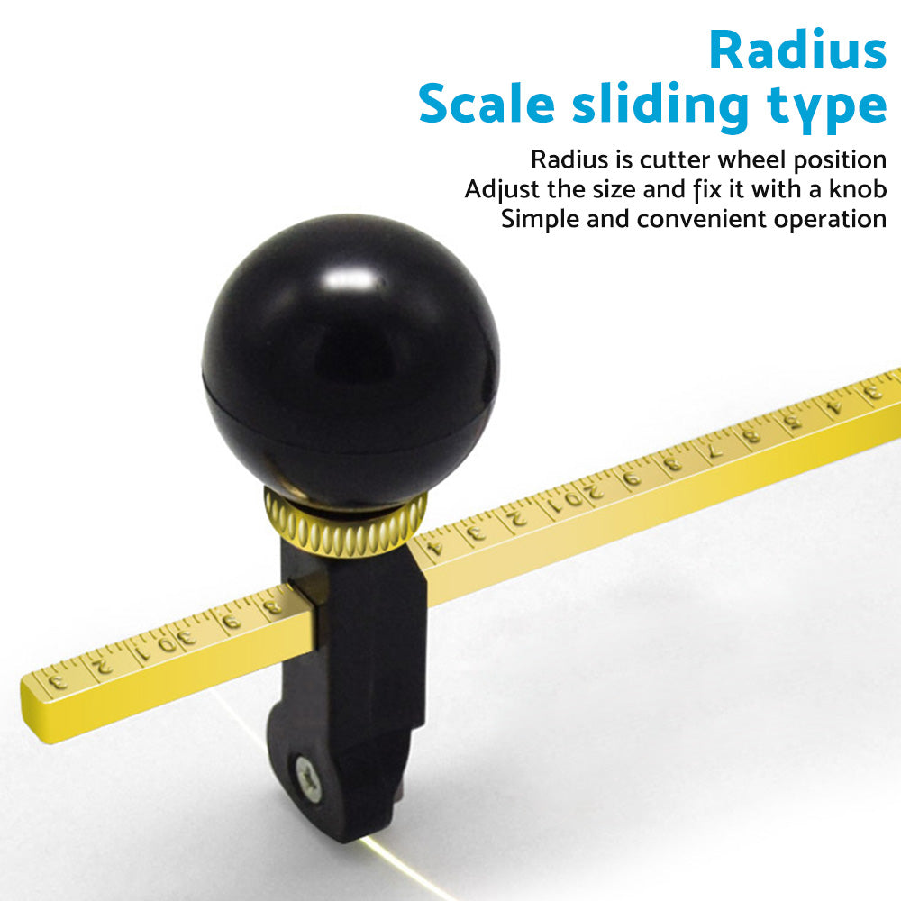 40cm Round Glass Cutter With Tungsten Carbide Cutting Wheel Suitable For Glazing