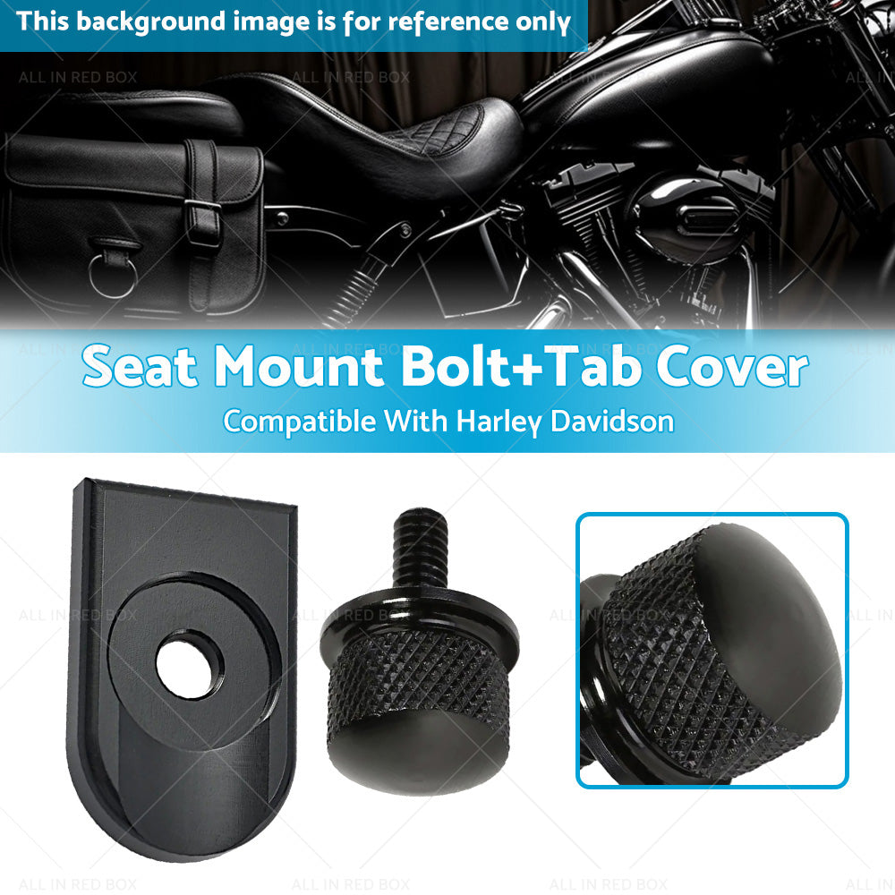 {{ Seat Bolt Tab Screw Mount Knob Cover Suitable For Harley Sportster Dyna Softail }} - Buy Car Parts Online at {{ Kaka Auto Parts }}.