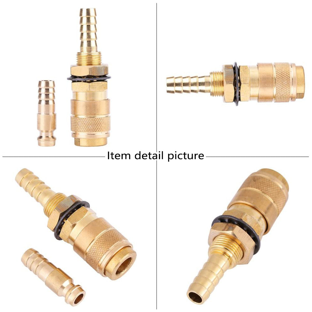 {{ Female Quick Gas Connection with 6mm Barb for Argon and Water Suit Kemppi Unimig }} - Buy Car Parts Online at {{ Kaka Auto Parts }}.