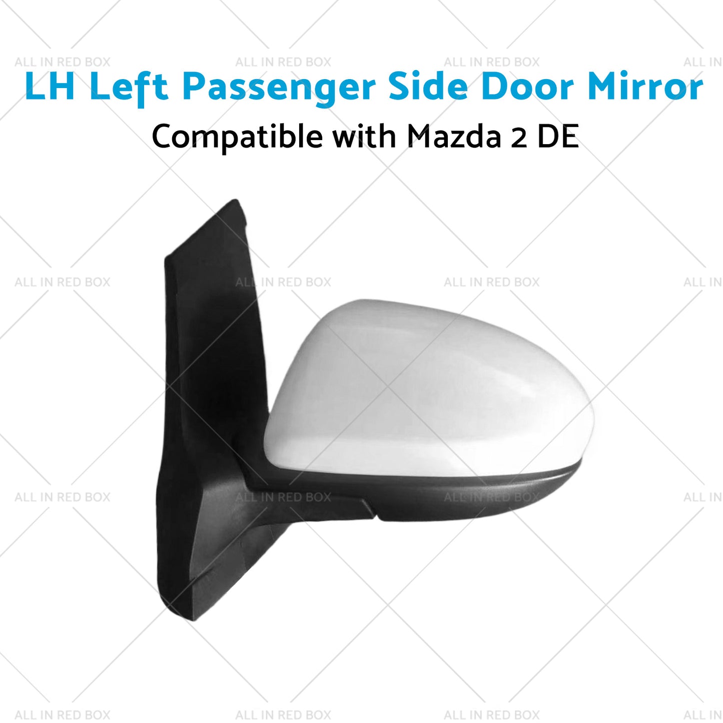 {{ LH Left Passenger Side Door Mirror Suitable for 3 Wires Mazda 2 DE 06 or 07-14 }} - Buy Car Parts Online at {{ Kaka Auto Parts }}.