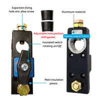 Disconnect Battery Isolator Cut Off Kill Switch Anti-Leakage Suitable For Car Boat RV 12-24V